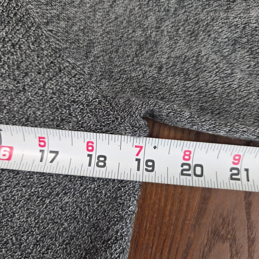 Calvin Klein gray textured sweater blouse office wear crew neck womens size M - Picture 10 of 11